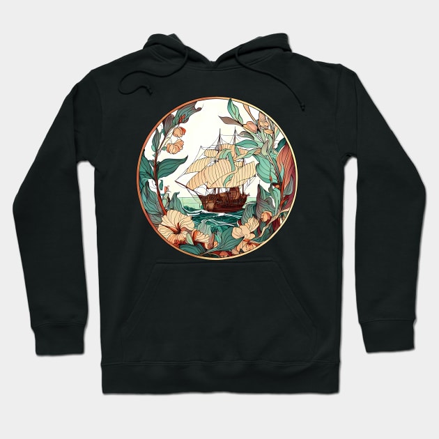 Leave the Shore Hoodie by Once Upon A Tee